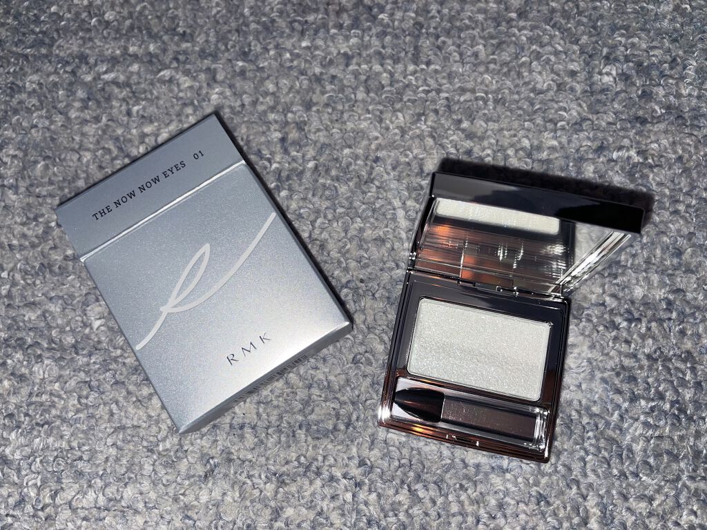 ザ ナウナウアイズ 01 クラッシュドアイス/RMK/単色アイシャドウを使ったクチコミ（1枚目）