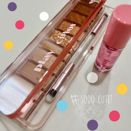 プレイカラー アイシャドウ/ETUDE/アイシャドウパレットを使ったクチコミ(3枚目)