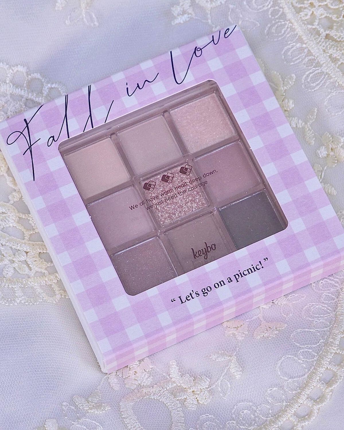 KEYBO FALL IN LOVE SHADOW PALETTE/keybo/アイシャドウパレットを使ったクチコミ（3枚目）