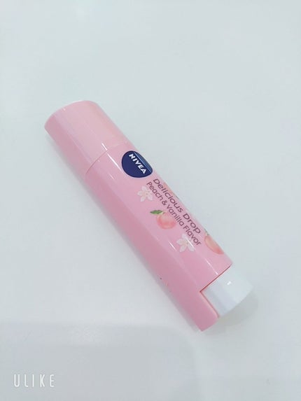 ニベア フレーバーリップ デリシャスドロップ ピーチの香り/ニベア/リップクリームを使ったクチコミ(1枚目)
