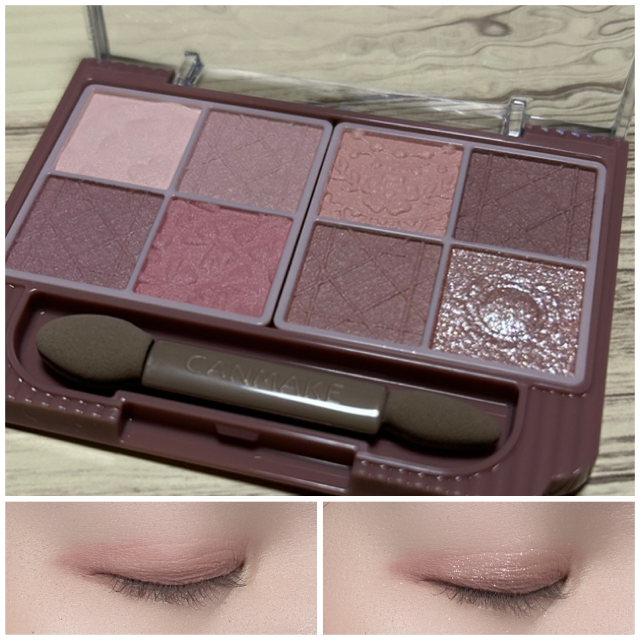 プティパレットアイズ（マットタイプ）/キャンメイク/パウダーアイシャドウを使ったクチコミ（3枚目）