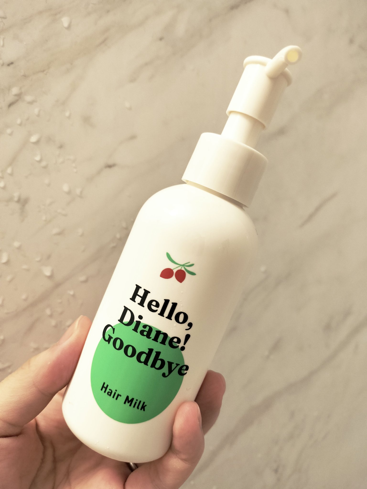 ハローダイアン グッバイ ダメージ補修ヘアミルク/ダイアン/ヘアミルクを使ったクチコミ（1枚目）