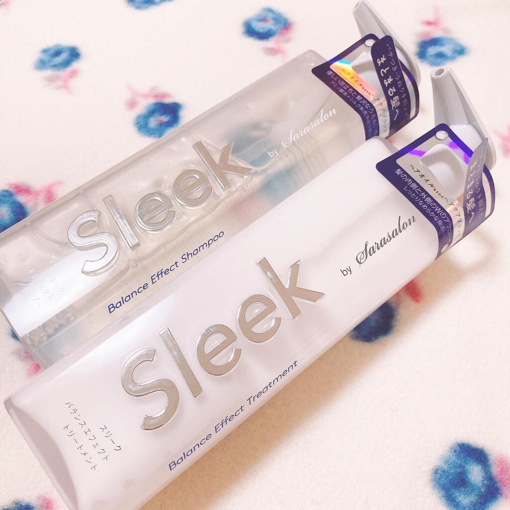 バランスエフェクトシャンプー／トリートメント/スリーク by サラサロン/市販シャンプーを使ったクチコミ（1枚目）