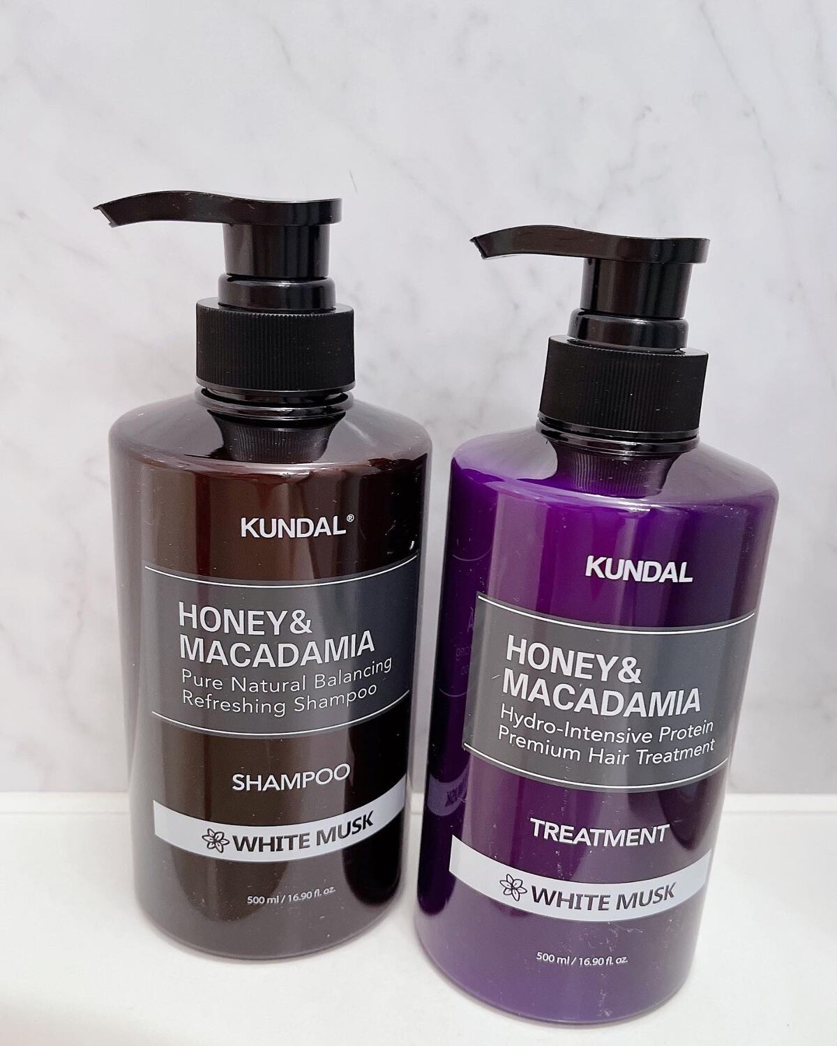 ハニー&マカデミアシャンプー／トリートメント /KUNDAL/シャンプー・コンディショナーを使ったクチコミ（1枚目）