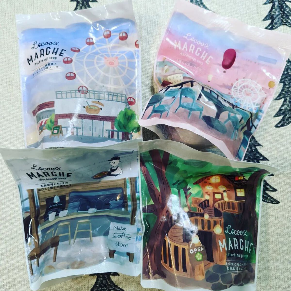 もち麦スープ/ラコックマルシェ/低糖質食品を使ったクチコミ（1枚目）