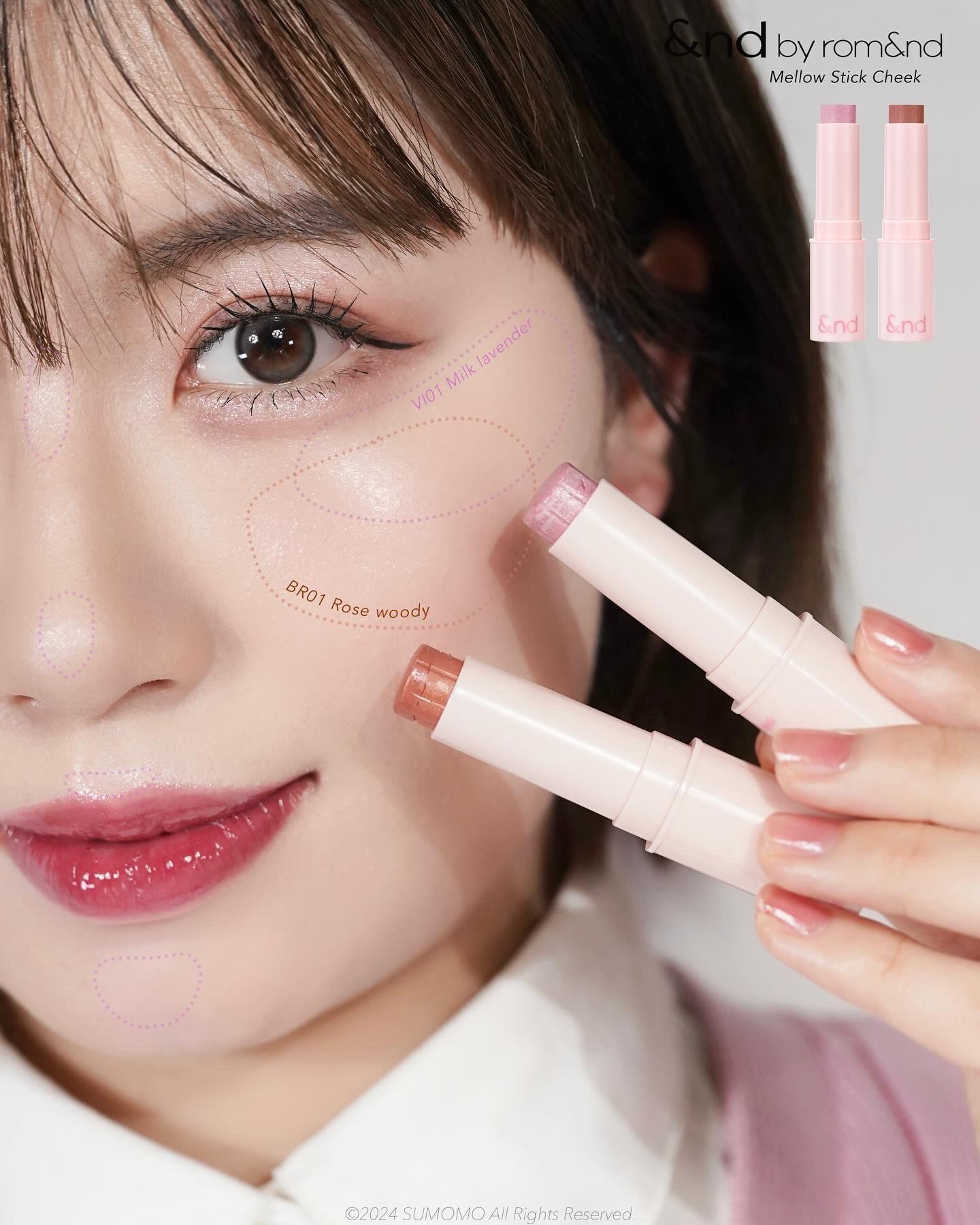 アンドバイロムアンド　グラッシーボムティント/&nd by rom&nd/リップティントを使ったクチコミ（3枚目）