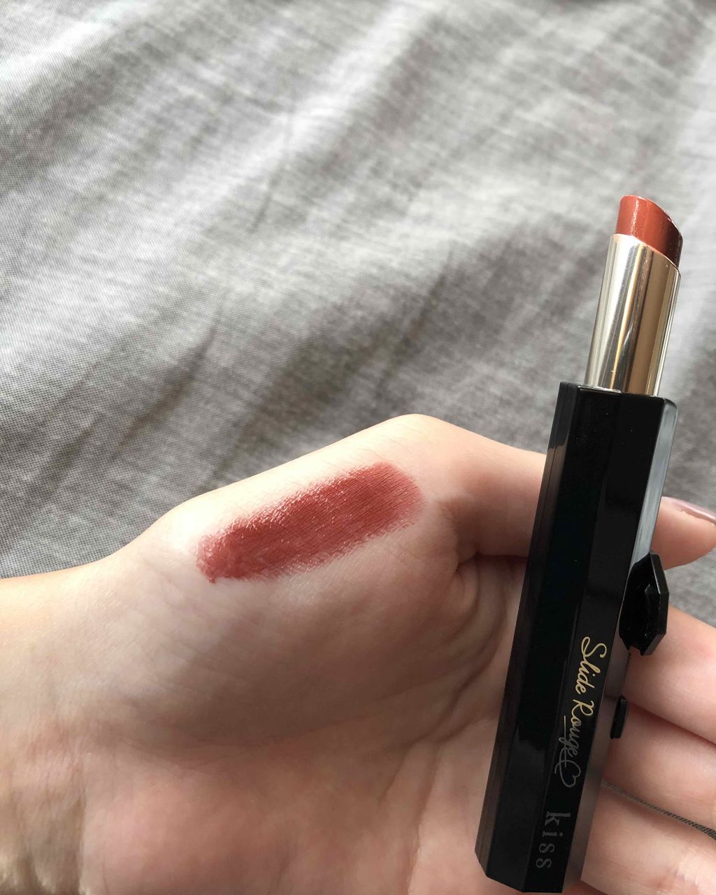 スライドルージュ/KiSS/口紅を使ったクチコミ（3枚目）