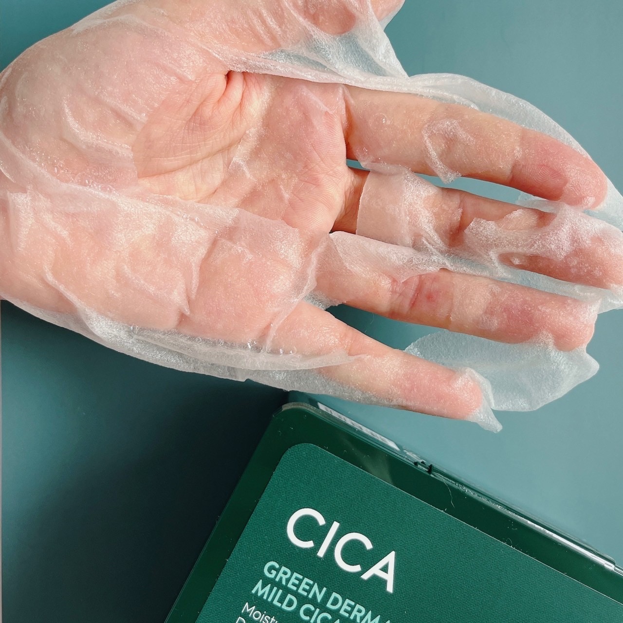 グリーンダーマCICA デイリーシートマスク/ネイチャーリパブリック/シートマスク・パックを使ったクチコミ（3枚目）