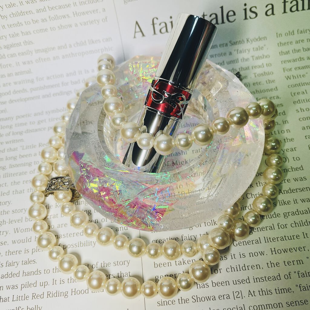 YSL ラブシャイン キャンディグレーズ No.5 ピンク サティスファクション/YVES SAINT LAURENT BEAUTE/口紅を使ったクチコミ（1枚目）