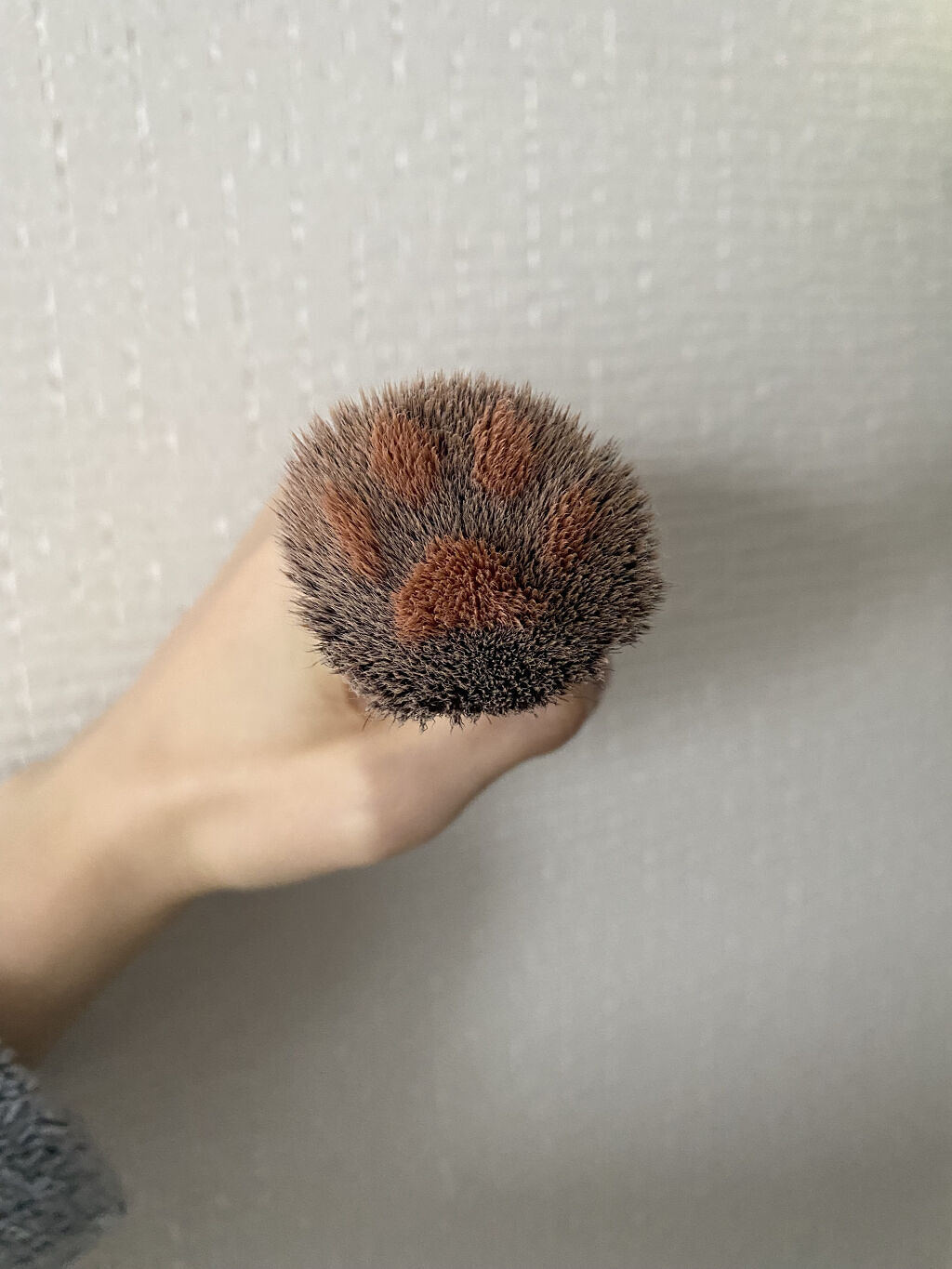 肉球メイクブラシ/SHOP-PARTISAN/メイクブラシを使ったクチコミ（2枚目）