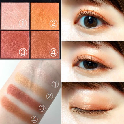 リアルクローズシャドウ/excel/アイシャドウパレットを使ったクチコミ(2枚目)