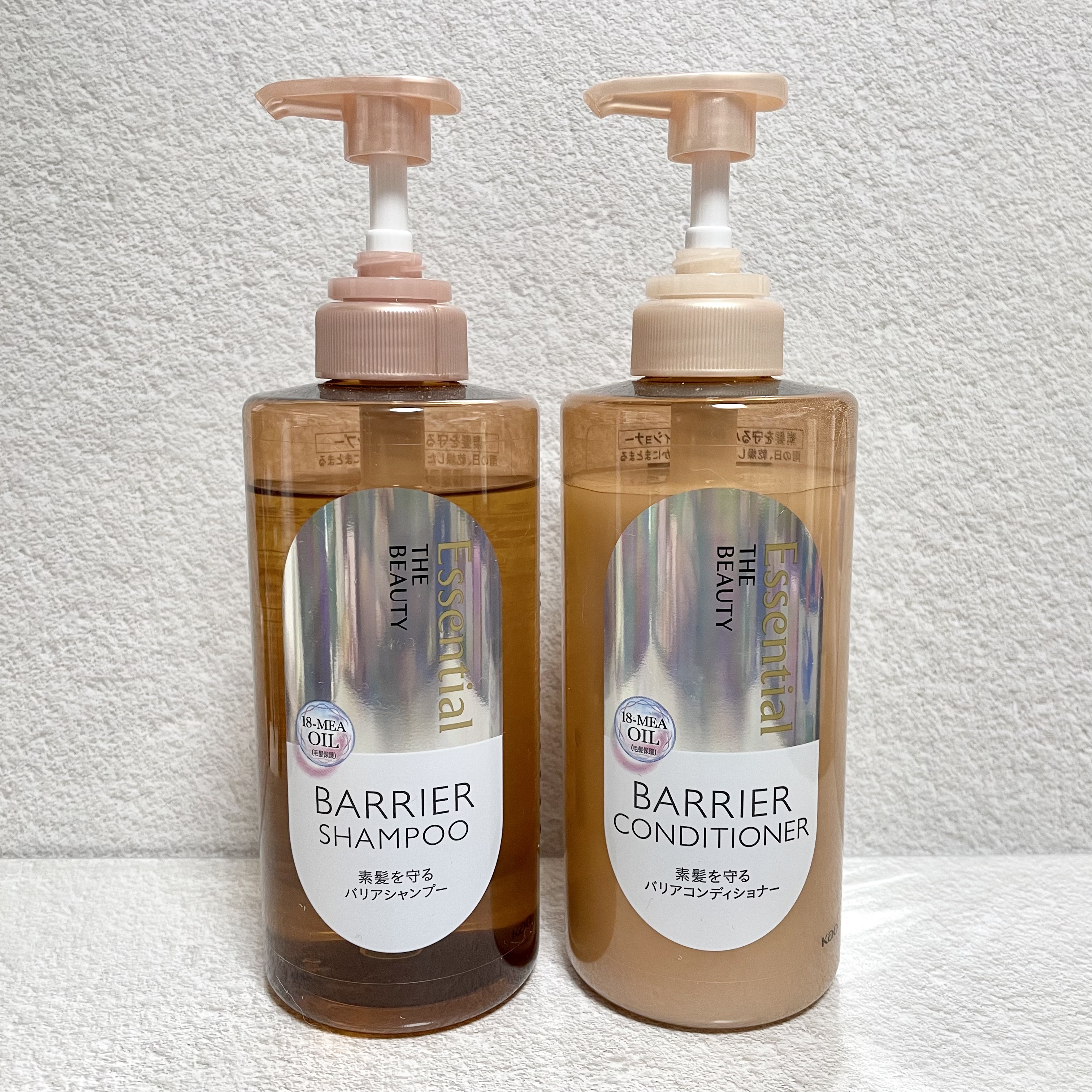 ザビューティ 髪のキメ美容素髪を守る バリアシャンプー/コンディショナー/エッセンシャル/シャンプー・コンディショナーを使ったクチコミ（1枚目）
