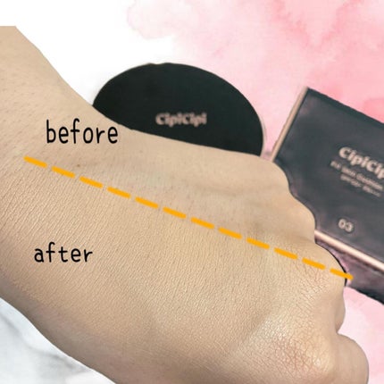 シピシピ フィットスキンクッション/CipiCipi/クッションファンデーションを使ったクチコミ(4枚目)