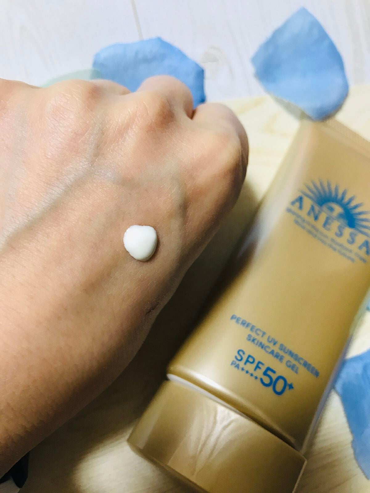 パーフェクトUV スキンケアジェル N/アネッサ/日焼け止め・UVケアを使ったクチコミ(1枚目)