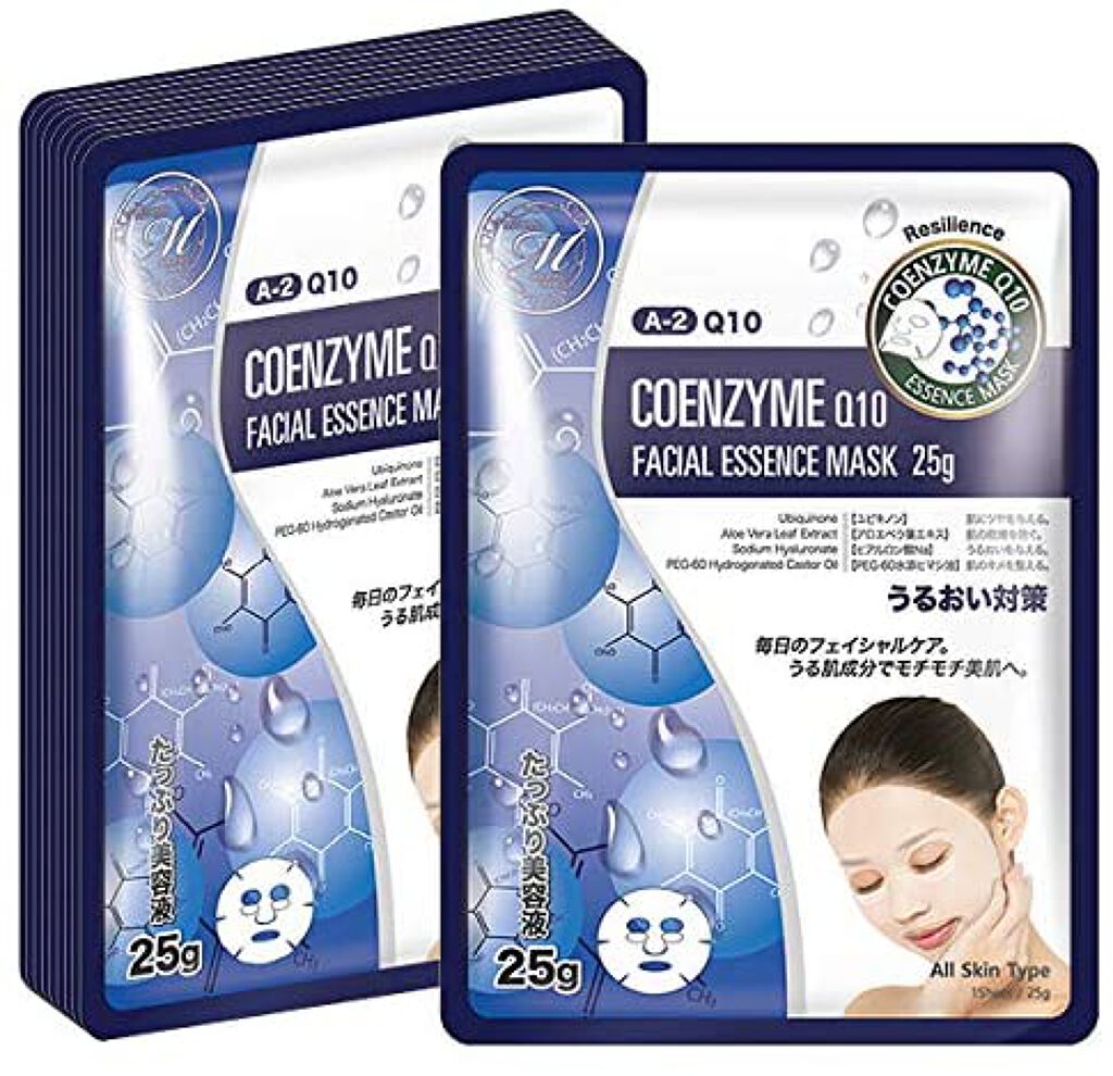 MITOMO フェイシャルエッセンスマスク コエンザイムQ10