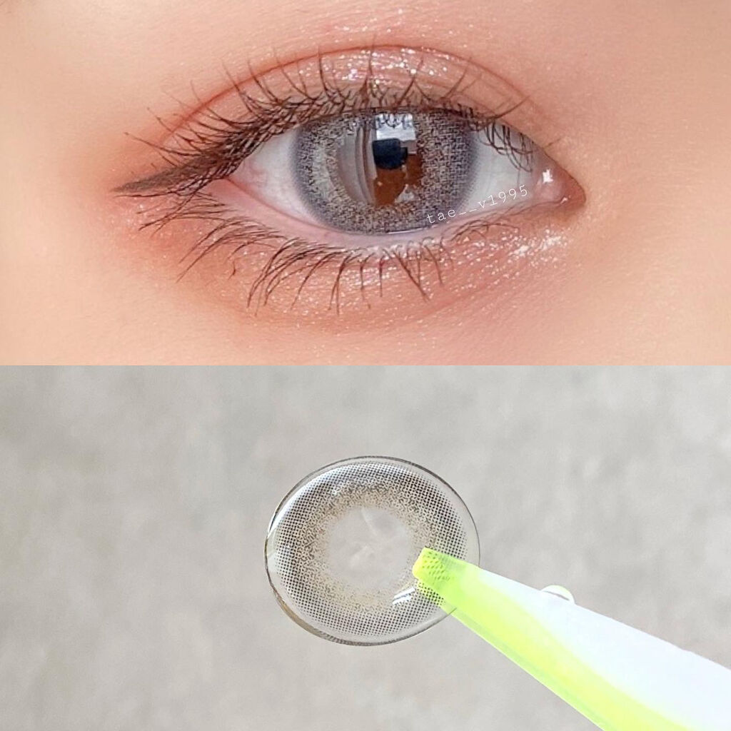 OMG kristin グレー/Hapa kristin/カラーコンタクトレンズを使ったクチコミ（3枚目）