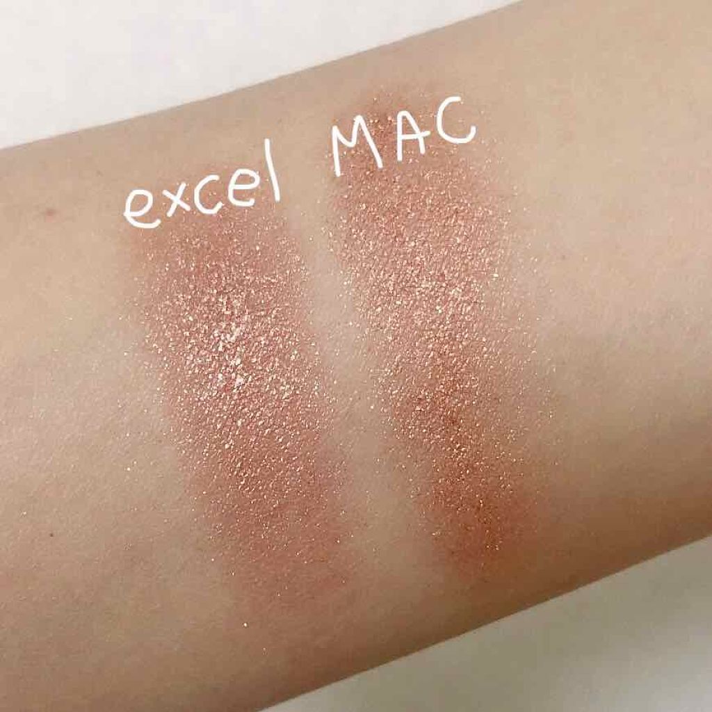 シャイニーシャドウ N/excel/単色アイシャドウを使ったクチコミ(3枚目)