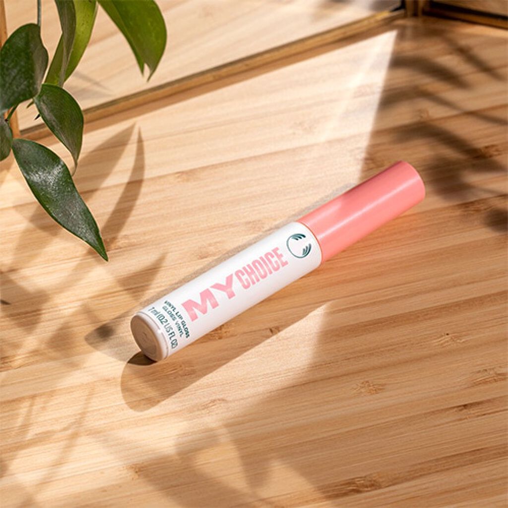 ビニールリップグロス ソフトピーチピンク THE BODY SHOP