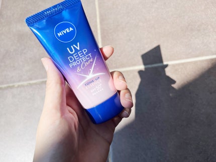 ニベアUV ディープ プロテクト&ケア トーンアップ エッセンス/ニベア/日焼け止めローションを使ったクチコミ(1枚目)
