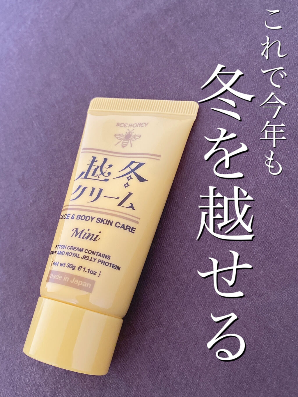越冬クリームｎ/ビーハニー/ボディクリームを使ったクチコミ（1枚目）
