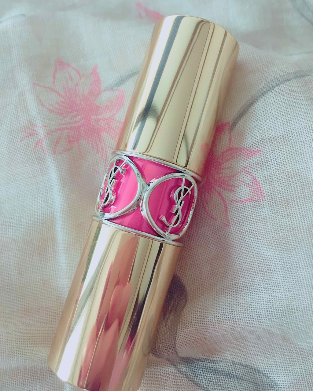 ルージュ ヴォリュプテ シャイン/YVES SAINT LAURENT BEAUTE/口紅を使ったクチコミ(1枚目)