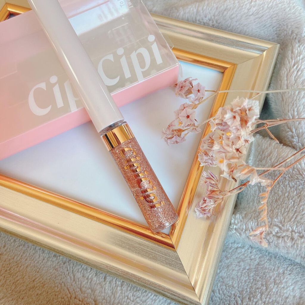 グリッターイルミネーションライナー 01 ピンクベージュ/CipiCipi/リキッドアイライナーを使ったクチコミ（1枚目）