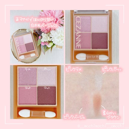 ベージュトーンアイシャドウ/CEZANNE/アイシャドウパレットを使ったクチコミ(2枚目)