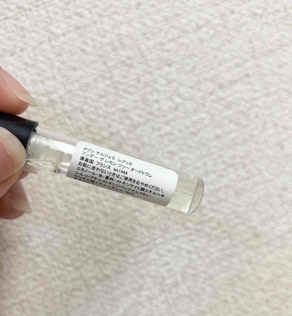 レプリカ オードトワレ アンダー ザ レモンツリー/Maison Margiela Fragrances/香水(レディース)を使ったクチコミ（1枚目）