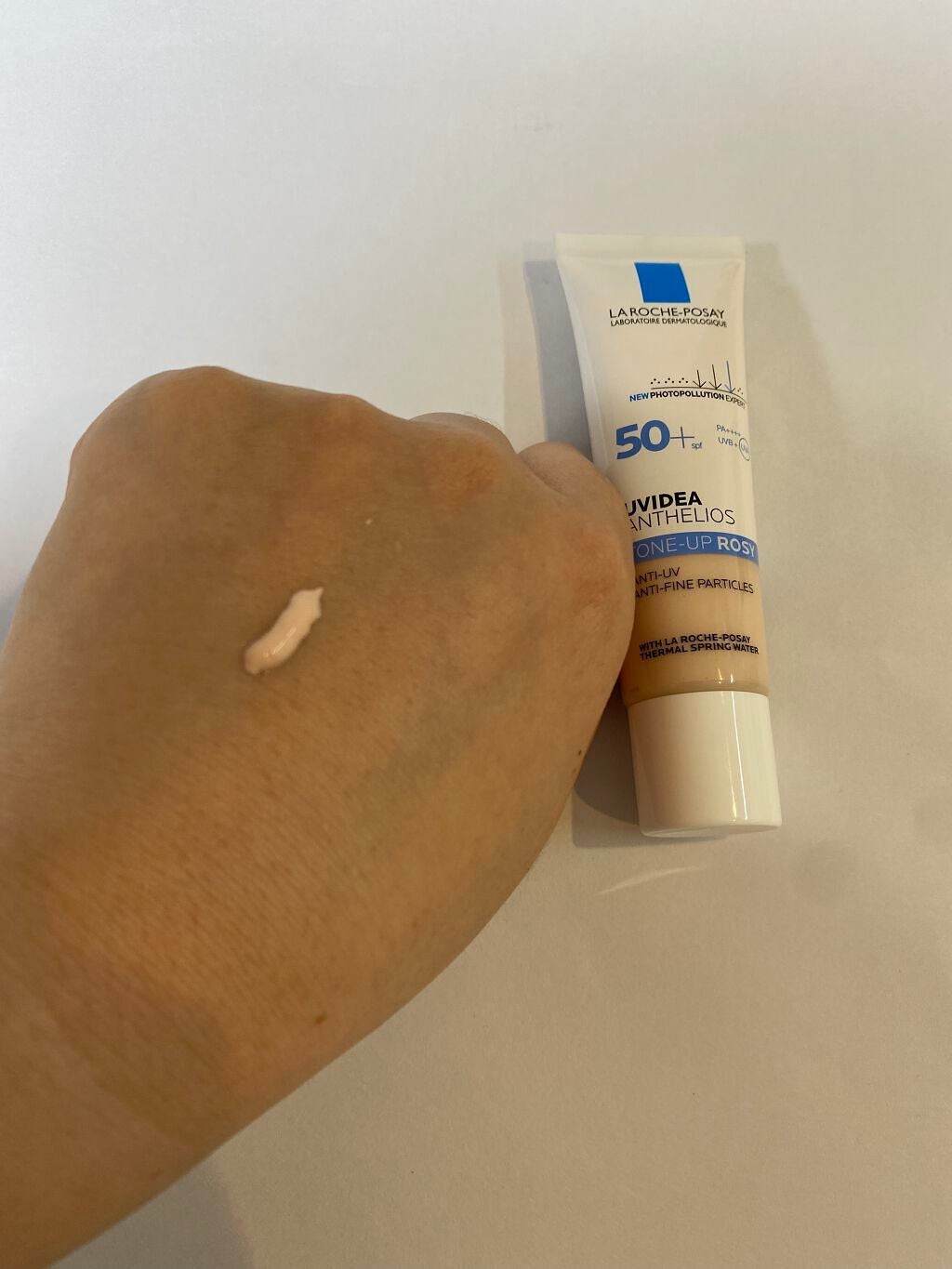 UVイデア XL プロテクショントーンアップ ローズ/ラ ロッシュ ポゼ/日焼け止めクリームを使ったクチコミ(2枚目)