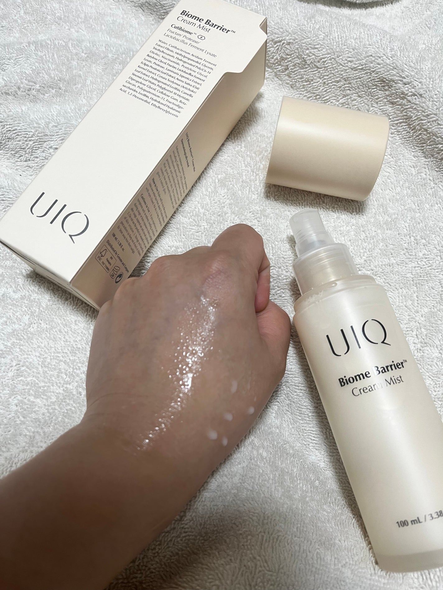 バイオームバリア クリームミスト/UIQ/ミスト状化粧水を使ったクチコミ(2枚目)