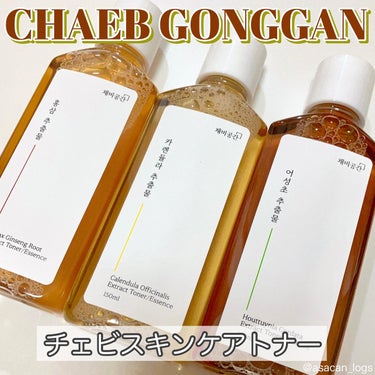 スキンケアトナー/CHAEB GONGGAN/化粧水を使ったクチコミ（1枚目）