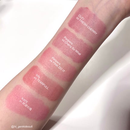 プリュールティント #3 ティアプール/too cool for school/リップティントを使ったクチコミ(3枚目)