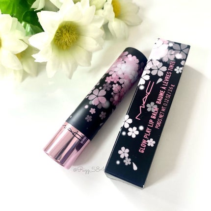 グロー プレイ リップ バーム M·A·C BLACK CHERRY/M・A・C/リップケアを使ったクチコミ(5枚目)