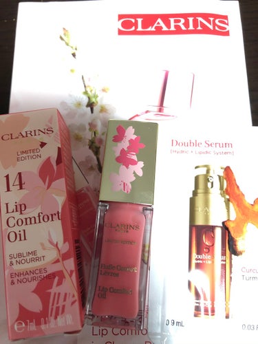 コンフォート リップオイル  14 サクラ(限定)/CLARINS/リップグロスを使ったクチコミ（1枚目）