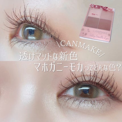シルキースフレアイズ(マットタイプ)/キャンメイク/アイシャドウパレットを使ったクチコミ(1枚目)