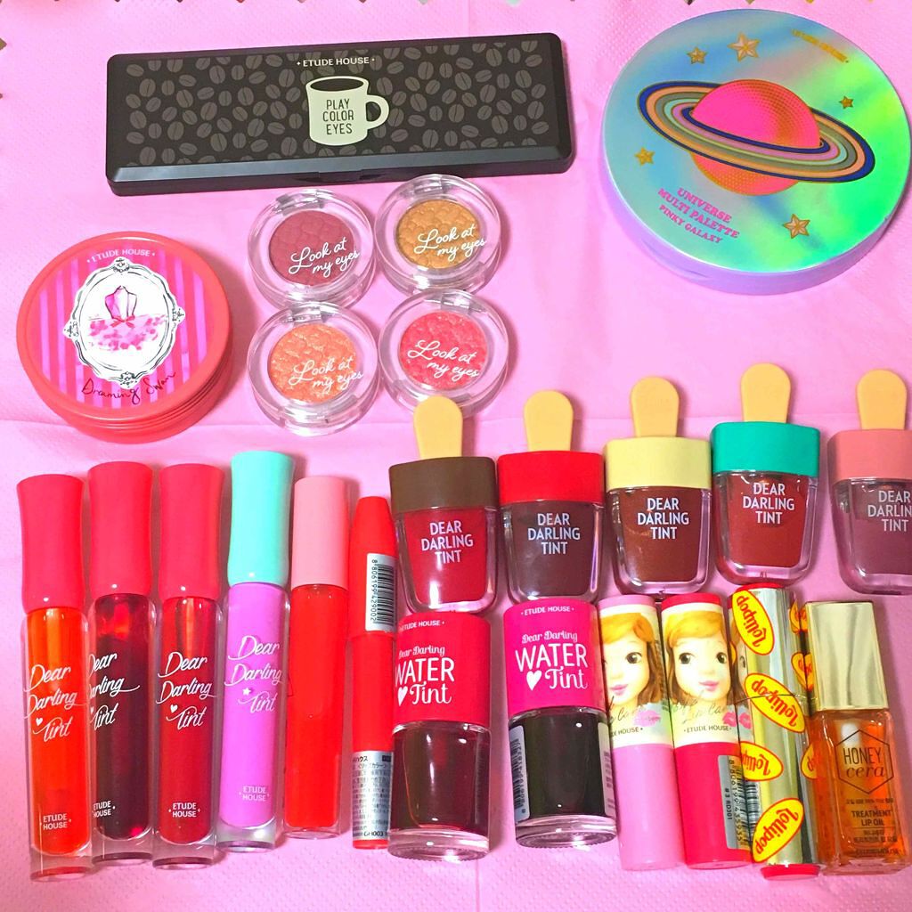 ディアダーリン ウォータージェルティント （アイスティント）/ETUDE/口紅を使ったクチコミ（1枚目）