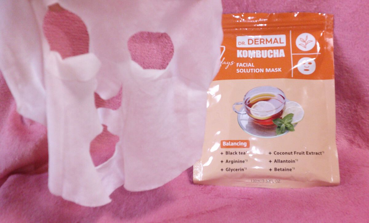 7days フェイシャルソリューションマスク コンブチャ/Dr.DERMAL/シートマスク・パックを使ったクチコミ（3枚目）