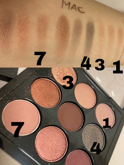 スモール アイシャドウ×9/M・A・C/アイシャドウパレットを使ったクチコミ(3枚目)