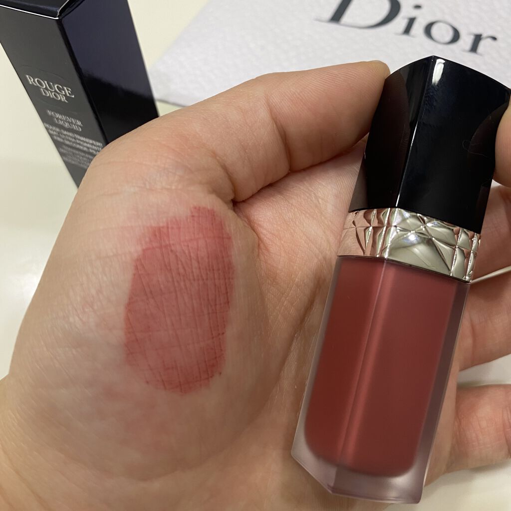 ルージュ ディオール フォーエヴァー リキッド/Dior/口紅を使ったクチコミ（3枚目）