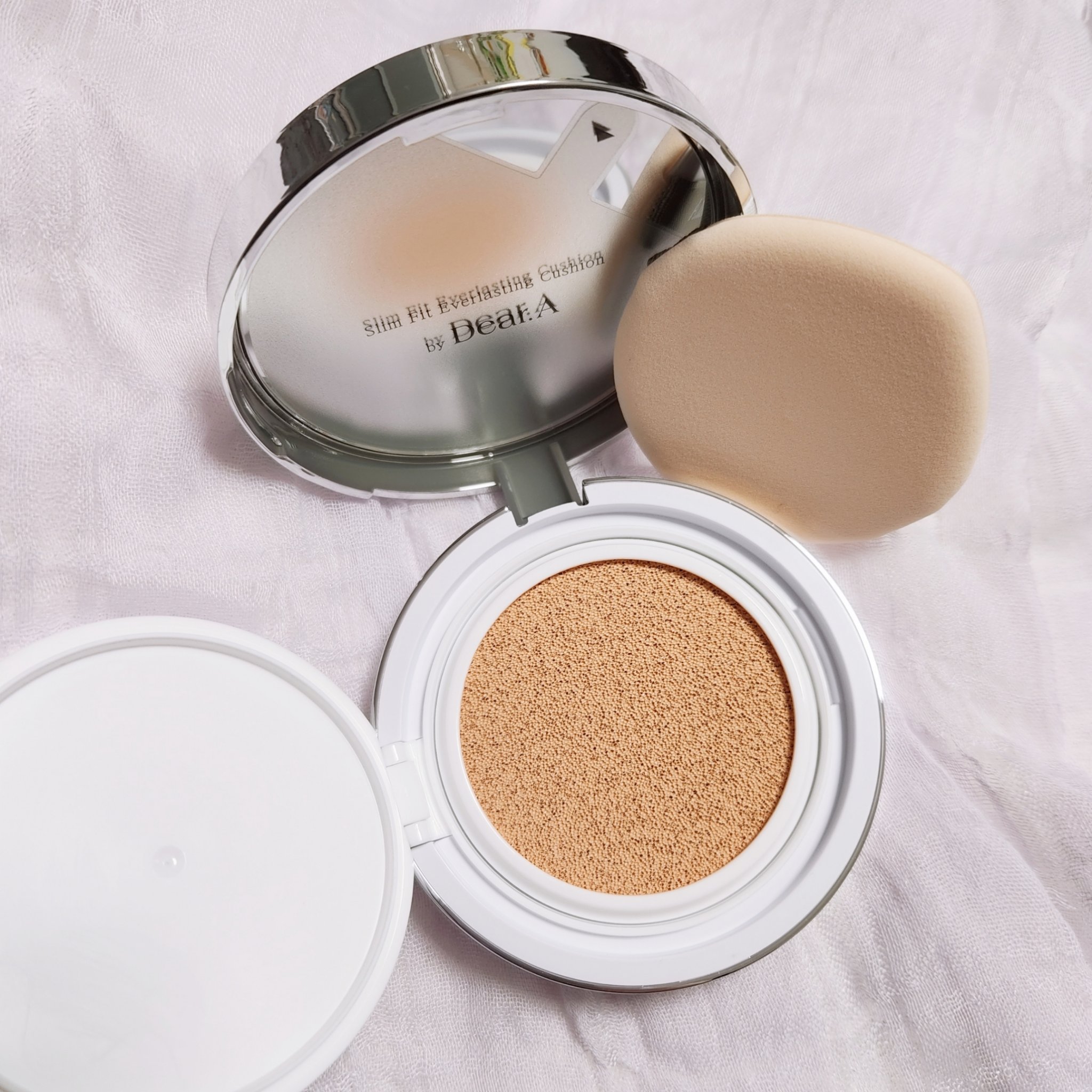 スリムフィット エバーラスティング クッション/Dear.A/クッションファンデーションを使ったクチコミ（3枚目）