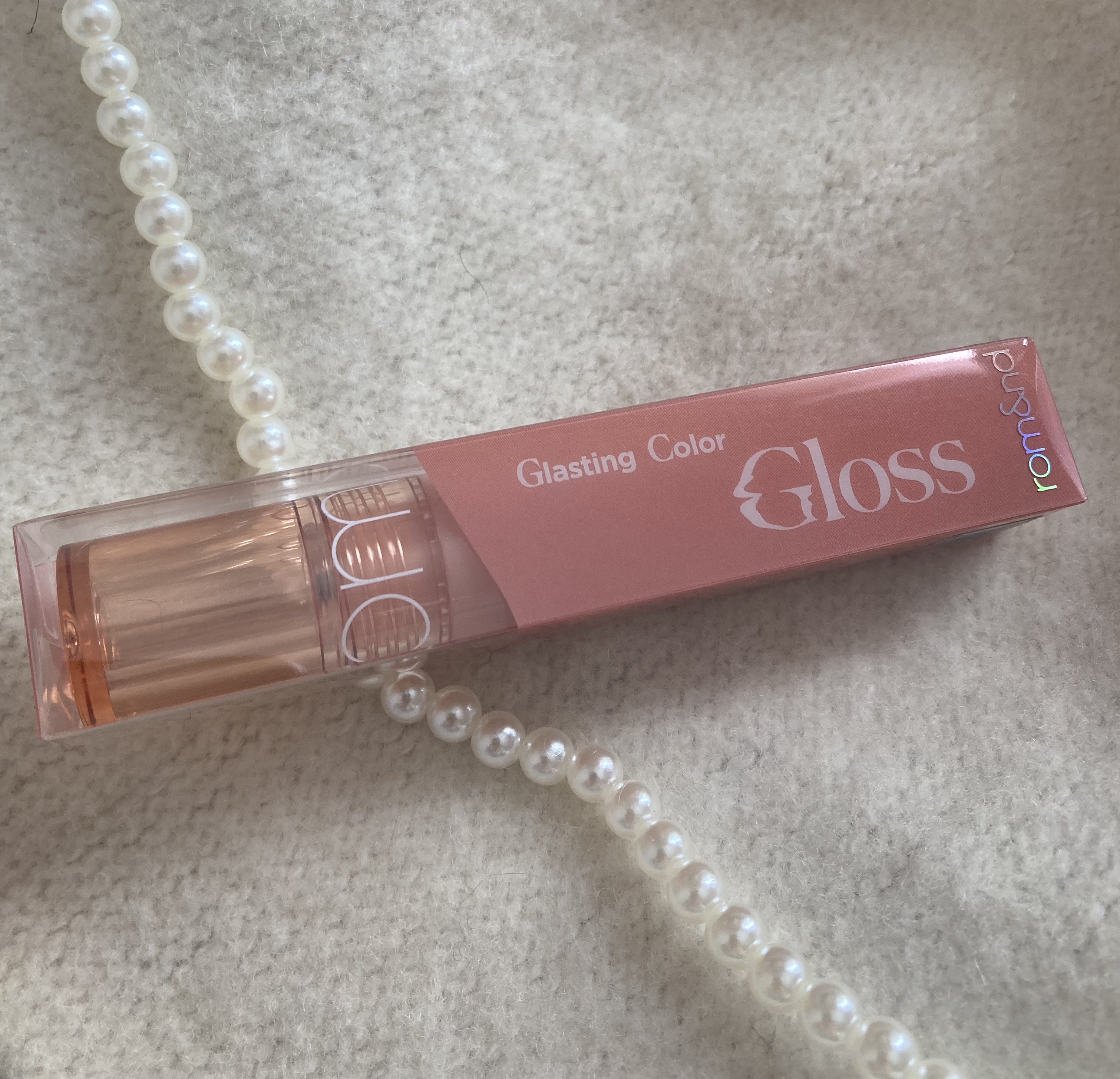 グラスティングカラーグロス/rom&nd/リップグロスを使ったクチコミ（1枚目）