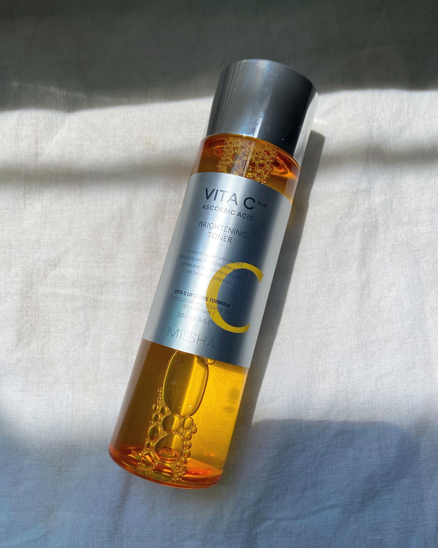 ビタ C プラスブライトニングトナー【韓国発売品】/MISSHA/化粧水を使ったクチコミ（1枚目）