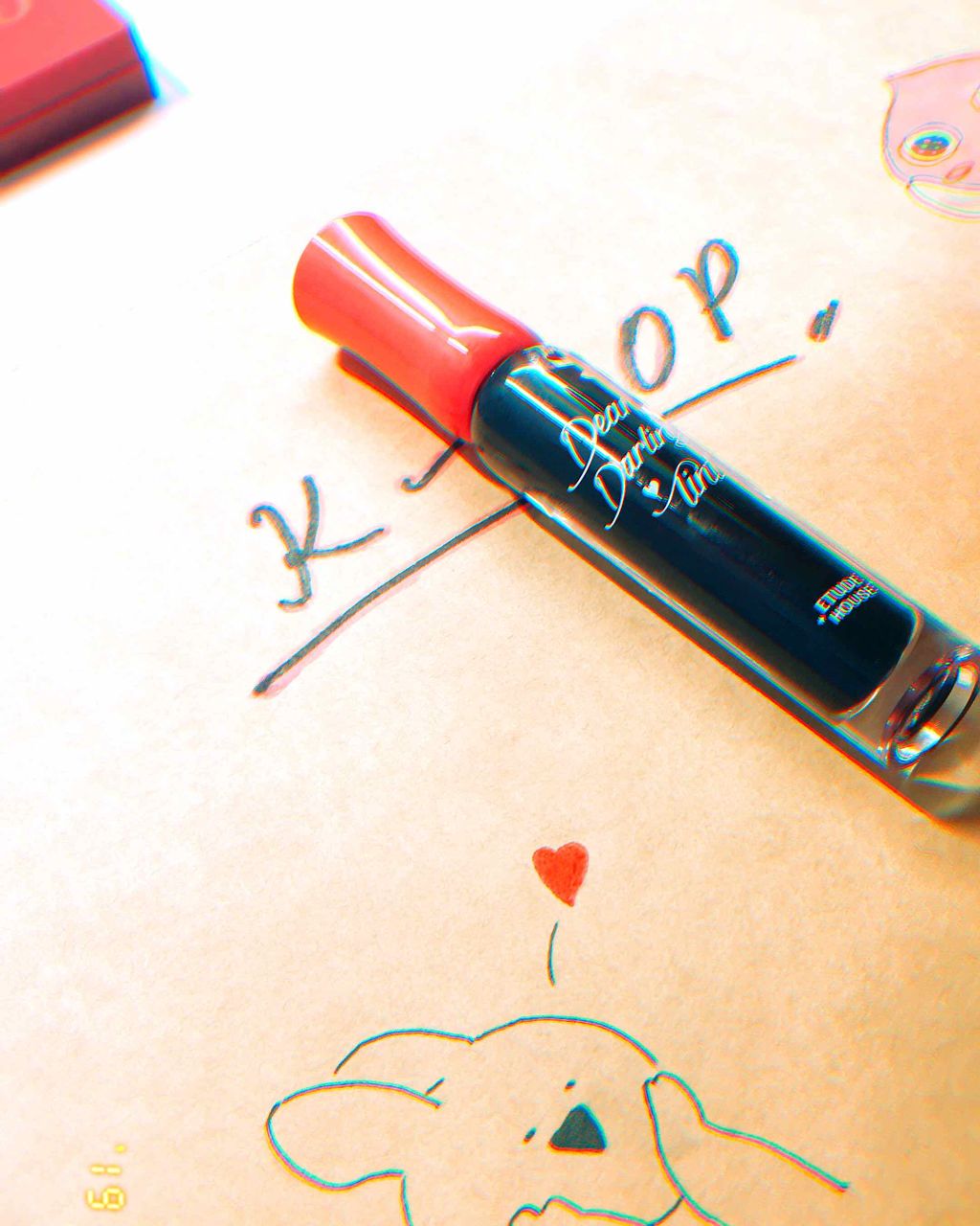 ディアダーリン ウォータージェルティント/ETUDE/リップティントを使ったクチコミ（1枚目）