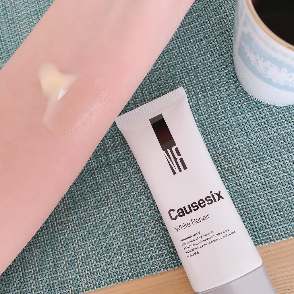 コーズシックス ホワイトリペア/NR SHOP/オールインワン化粧品を使ったクチコミ(7枚目)