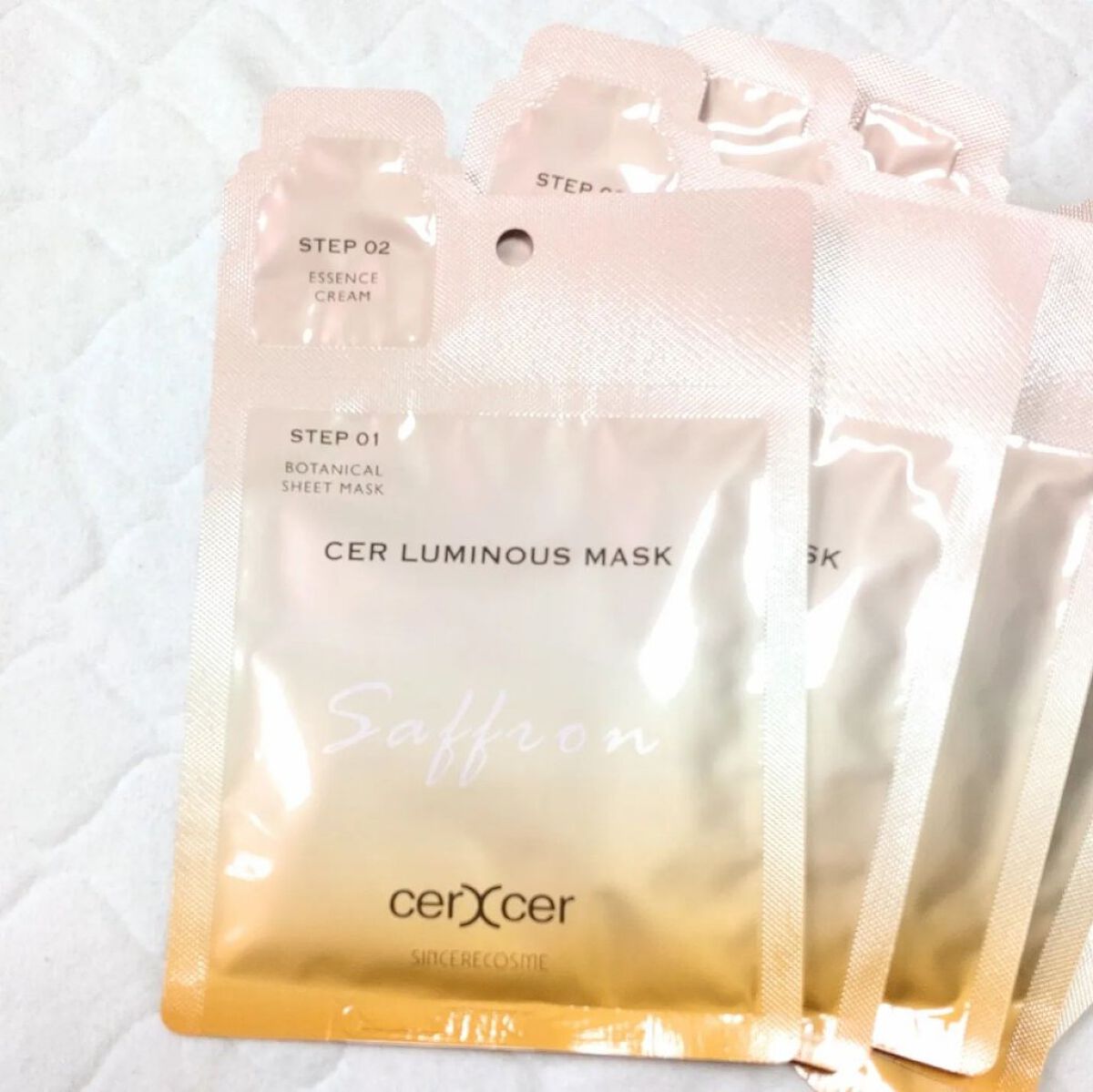 ルミナスマスク   (ケアクリーム付き) /cerXcer/シートマスク・パックを使ったクチコミ（2枚目）
