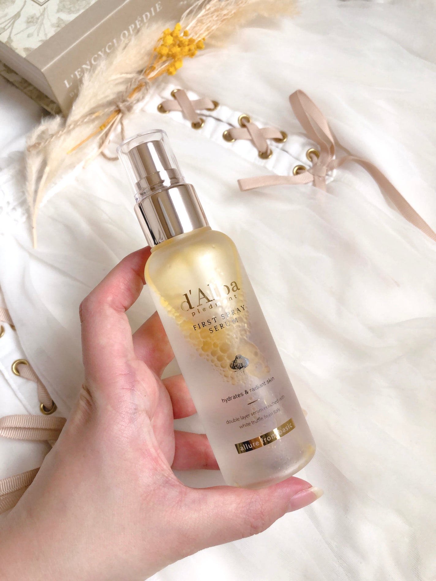 ダルバ ホワイトトリュフファーストスプレーセラム/ダルバ/ミスト状化粧水を使ったクチコミ(2枚目)