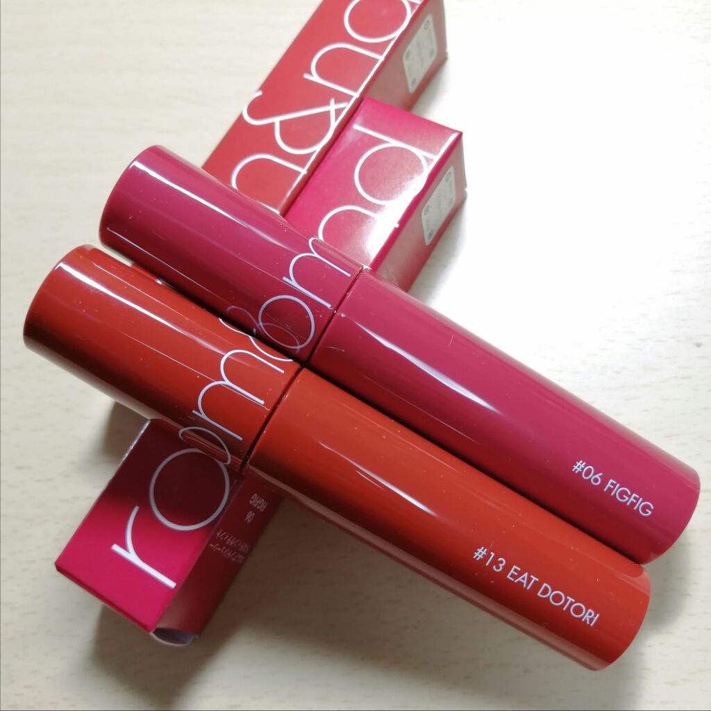 ジューシーラスティングティント/rom&nd/リップティントを使ったクチコミ（1枚目）