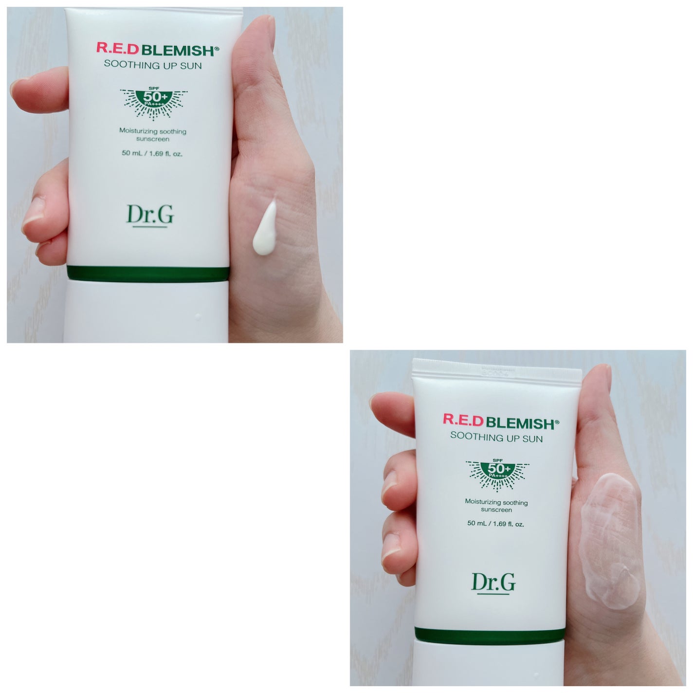 レッドブレミッシュスージングアップサン/Dr.G/日焼け止めクリームを使ったクチコミ(4枚目)