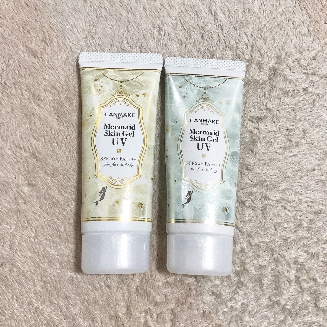 マーメイドスキンジェルUV/キャンメイク/日焼け止めジェルを使ったクチコミ（1枚目）