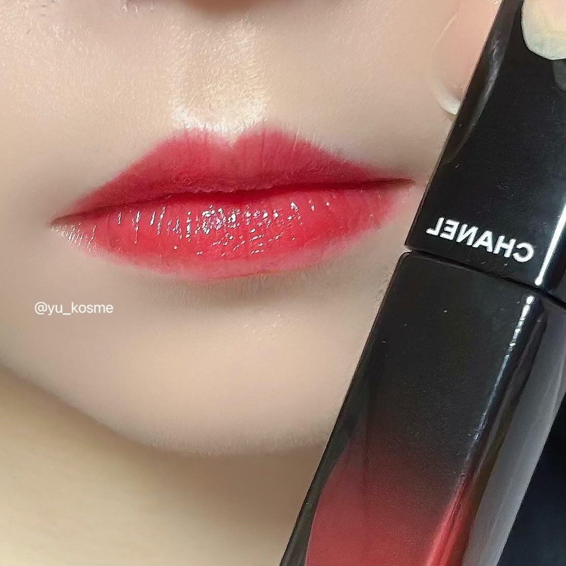 ルージュ アリュール ラック/CHANEL/口紅を使ったクチコミ(3枚目)
